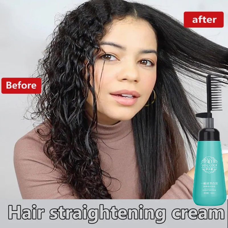 Keratin Treatment Set - Keratin Hair Straightening Cream and Comb