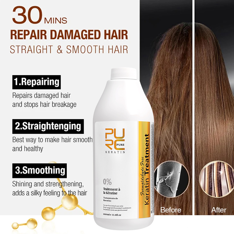 Hair Care Keratin Shampoo - 0%/5%/8%/12% Keratin Hair Straightening Treatment For