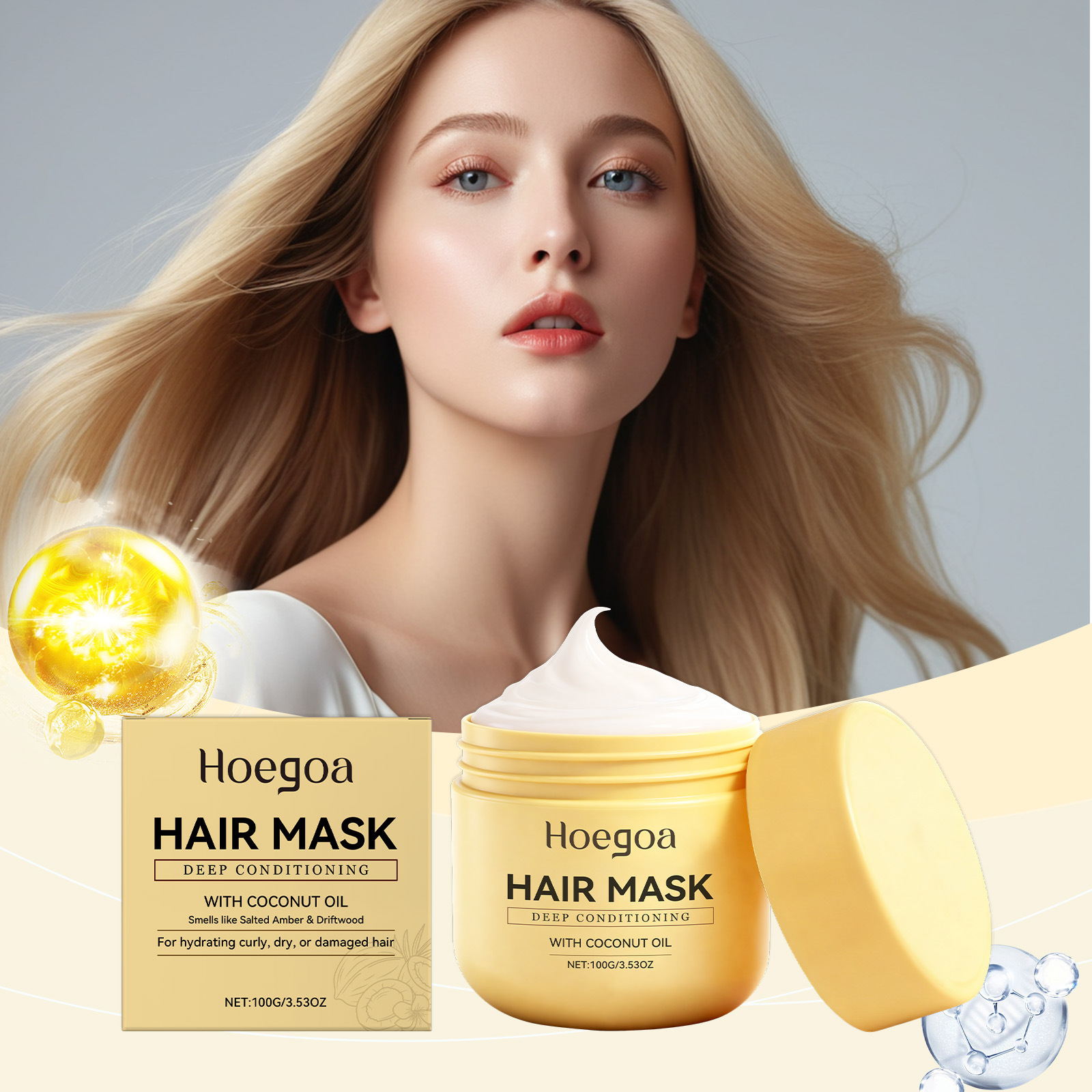 Coconut Oil Moisturizing Hair  - Hair Care For Hair Fall 评论和价格