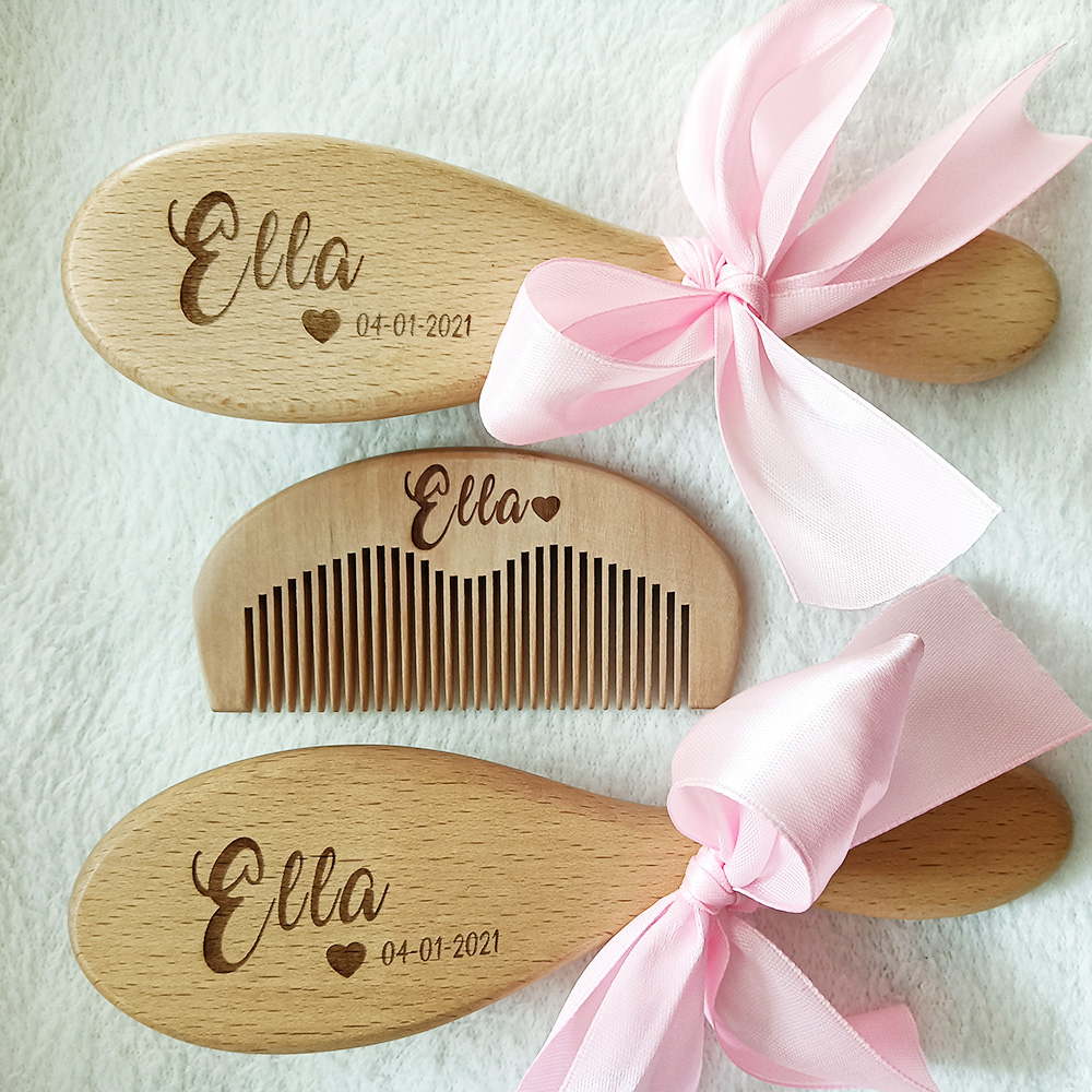Custom Name Baby Bathing Comb  - Hair Care Names 评论和价格