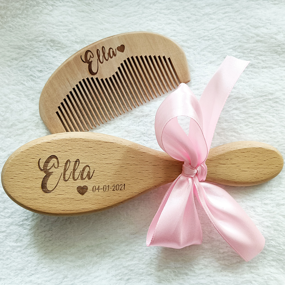 Custom Name Baby Bathing Comb  - Hair Care Names 评论和价格