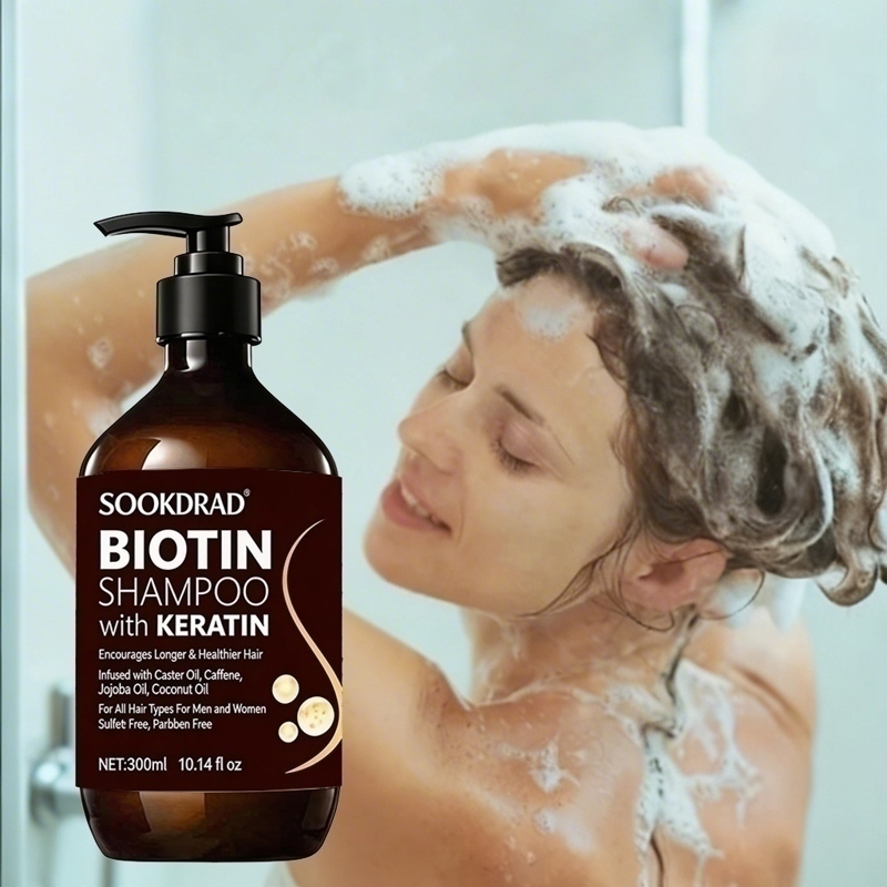 Biotin Keratin Hair Shampoo, L - Hair Care Keratin Shampoo 评论和价格