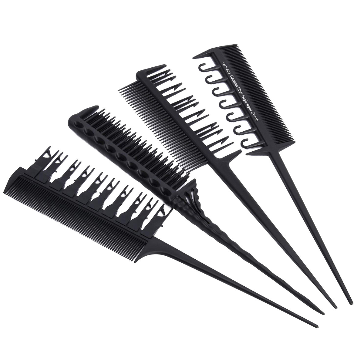 4Pcs Hair Dye Comb Set Salon G - Keratin Treatment Set 评论和价格