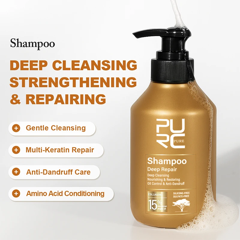 PURC Morocco Argan Oil Shampoo - Keratin Treatment Set 评论和价格