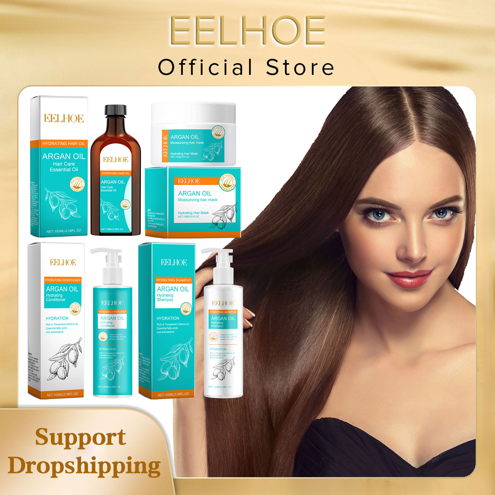 EELHOE Moroccan Argan Oil Kera - Keratin Treatment Set 评论和价格
