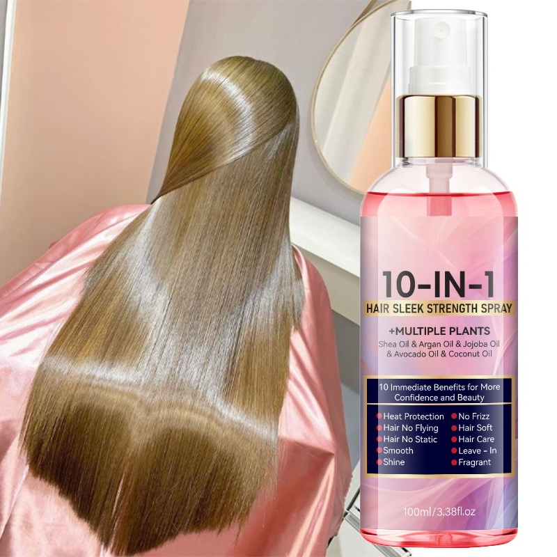 10 IN 1 No-Rinse Hair Care Spr - Keratin Treatment Set 评论和价格