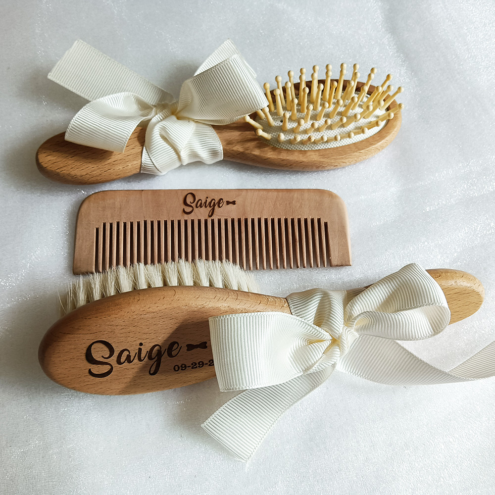 Custom Name Baby Bathing Comb  - Hair Care Names 评论和价格