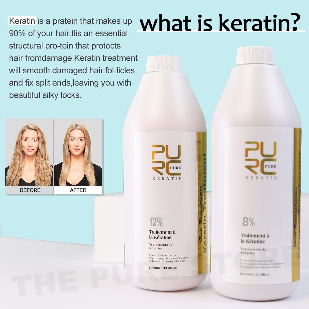 PURC 5% Keratin Smoothing Trea - Hair Care Keratin Shampoo 评论和价格
