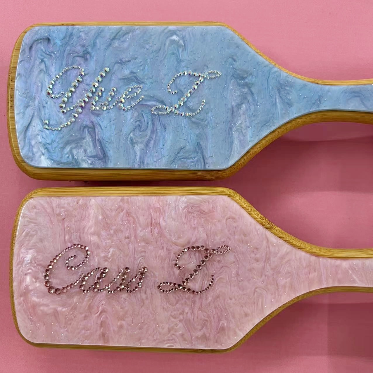 Rhinestone Name Hair Brush Per - Hair Care Names 评论和价格