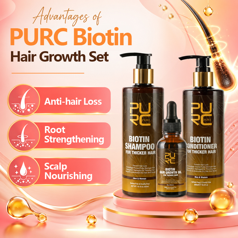 PURC Biotin Hair Growth Oil Sh - Keratin Treatment Set 评论和价格