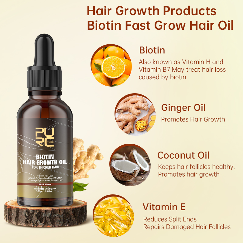 PURC Biotin Hair Growth Oil Sh - Keratin Treatment Set 评论和价格