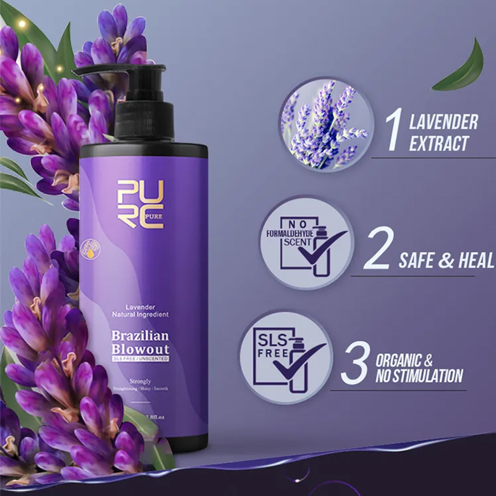 PURC Lavender 12% Brazilian Ke - Keratin Treatment Set 评论和价格