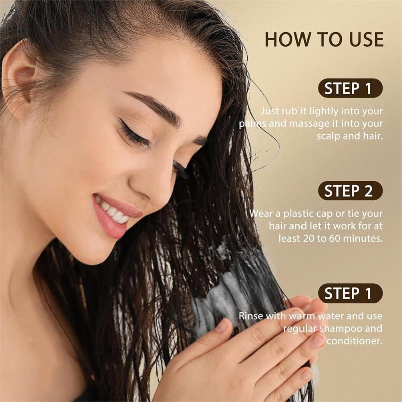 120g Batana Hair Smoothing Mas - Hair Care For Hair Fall 评论和价格
